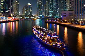 Five Star Cruise Dinner dhow cruise marina,wild wadi dubai tickets,cruise ride in dubai,dinner dhow cruise